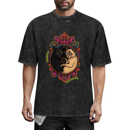 DTG 190gsm Men Washed Vintage T-Shirt (Front Printing)