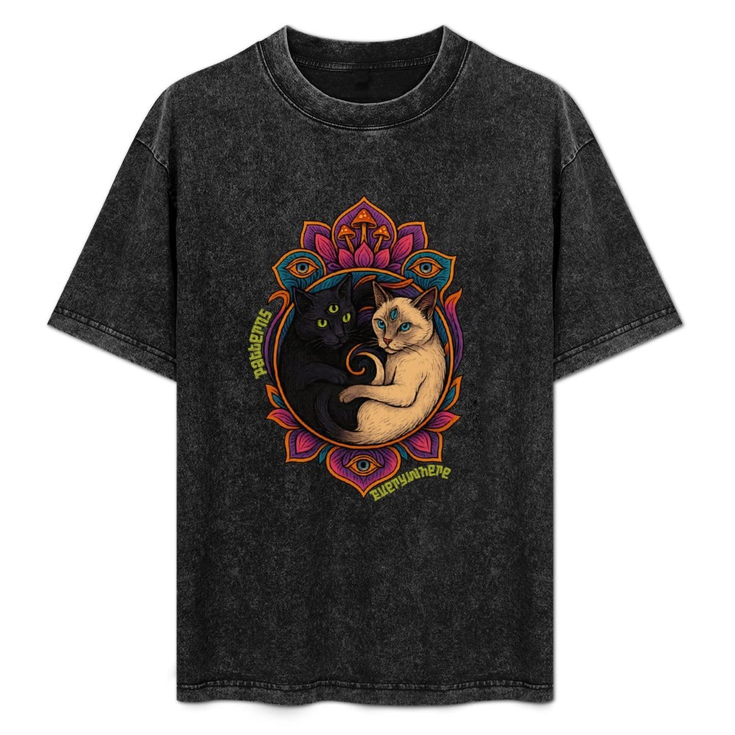 DTG 190gsm Men Washed Vintage T-Shirt (Front Printing)