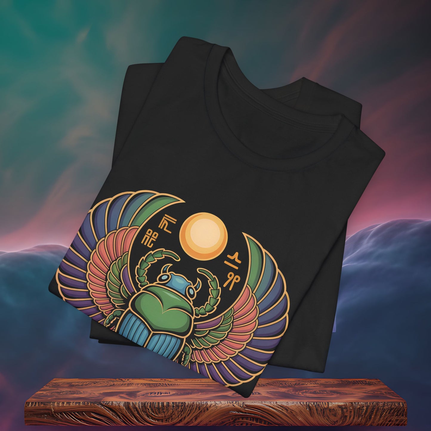 Cosmic Arabic Scarab | T-Shirt