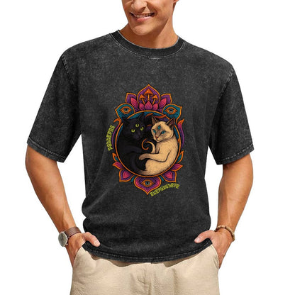 DTG 190gsm Men Washed Vintage T-Shirt (Front Printing)