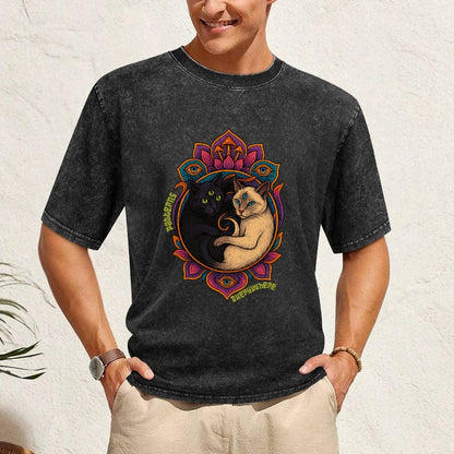 DTG 190gsm Men Washed Vintage T-Shirt (Front Printing)