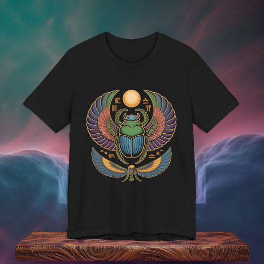 Cosmic Arabic Scarab | T-Shirt